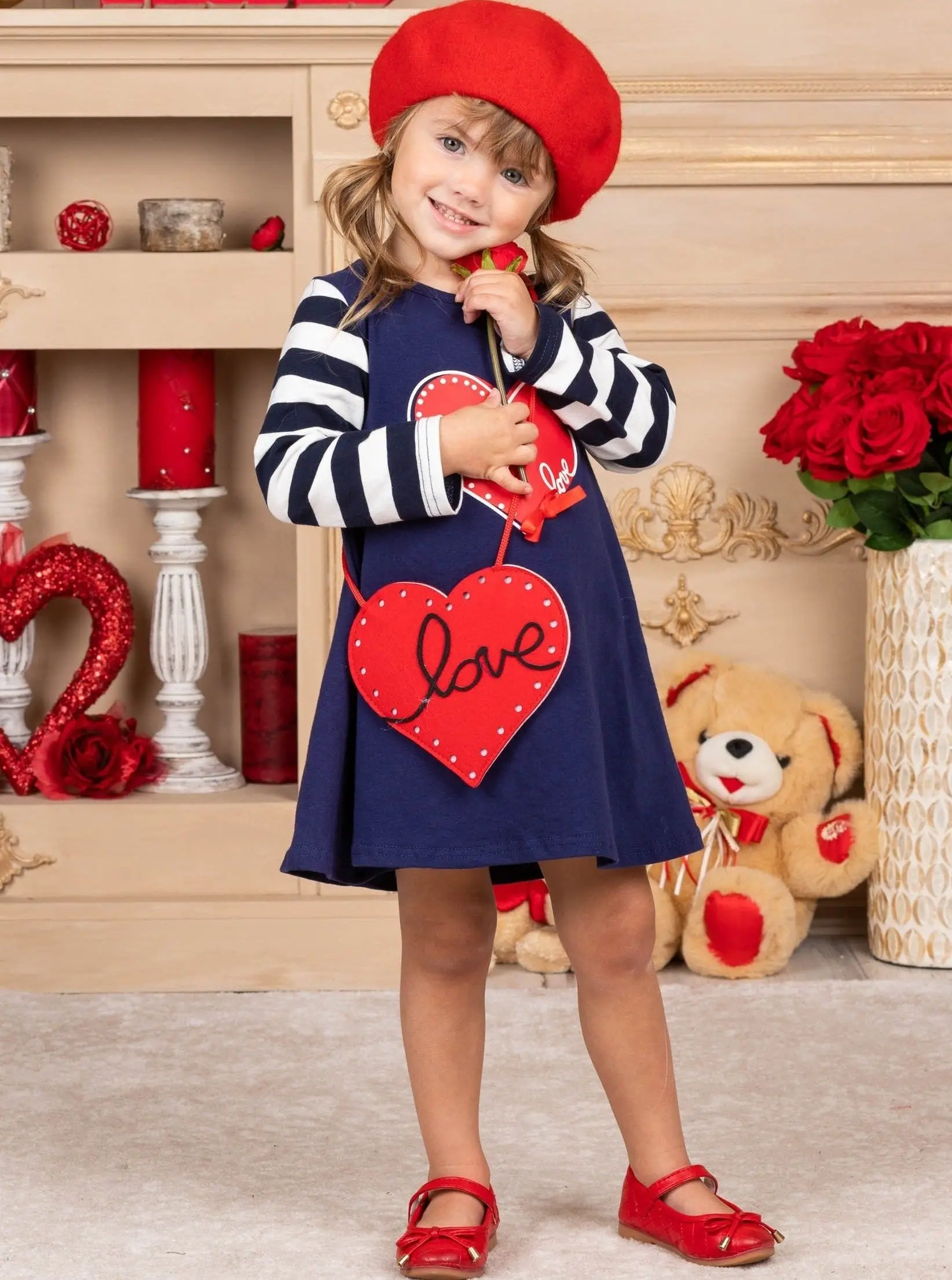 City of Love Dress and Purse Set - Image 2