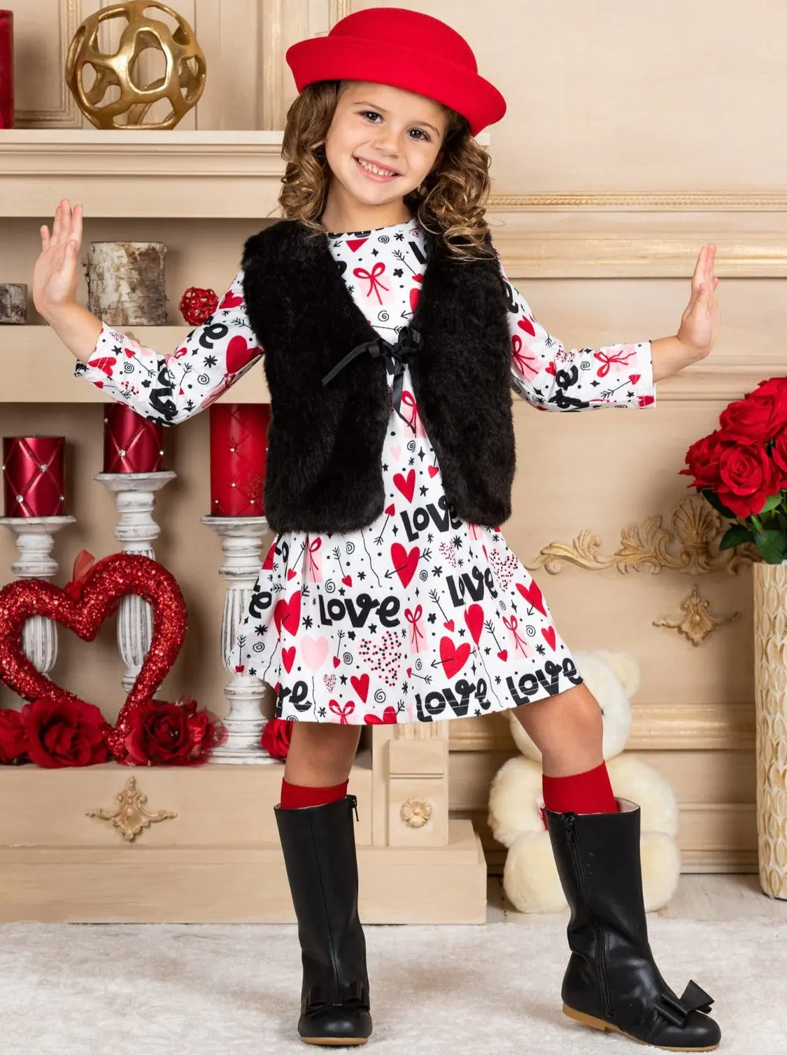 One Of A Kind Love Vest and Dress Set - Image 6
