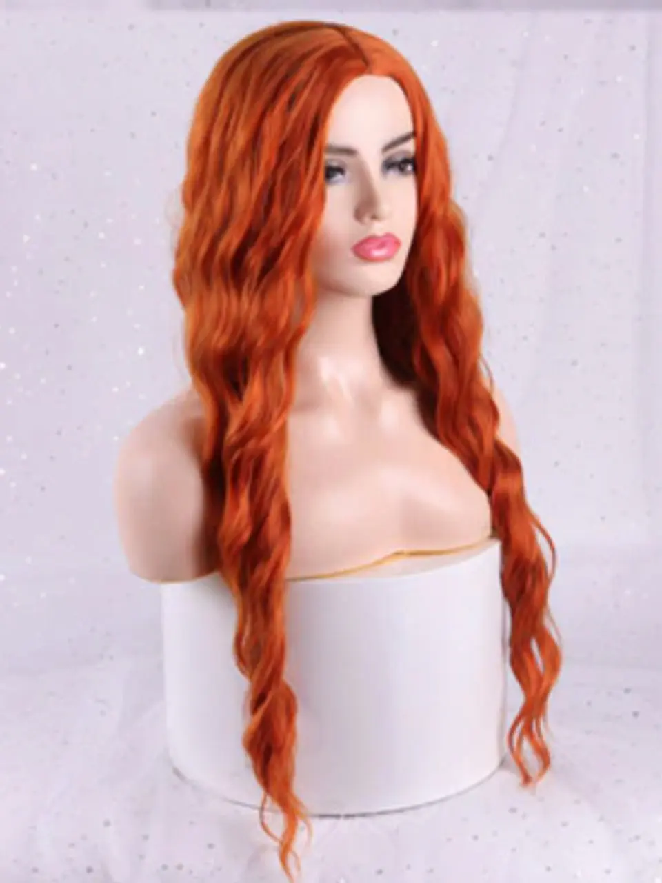 Girls Long Wavy Red Head Wig - Image 3
