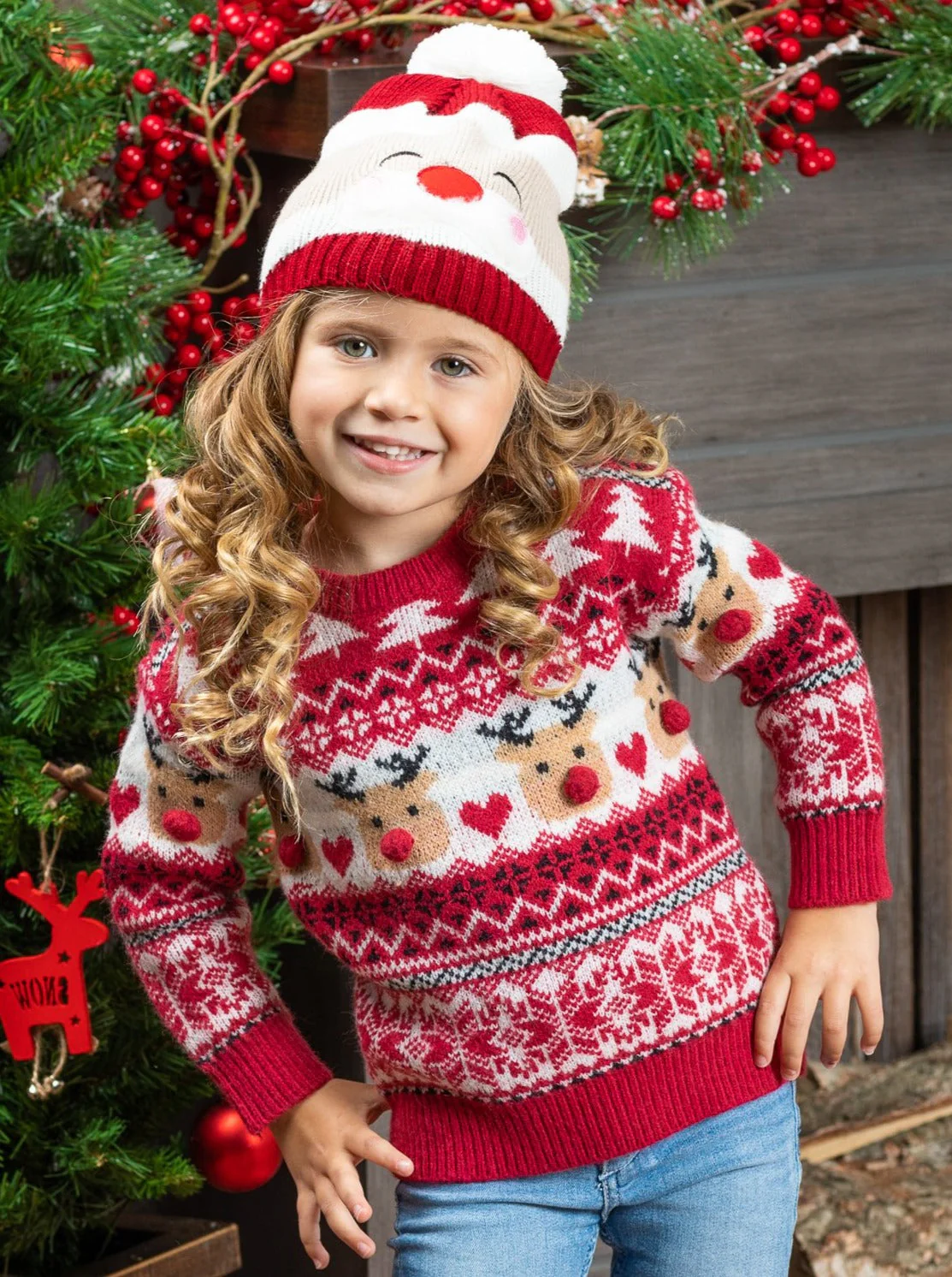 Love At Frost Sight Reindeer Sweater - Image 3