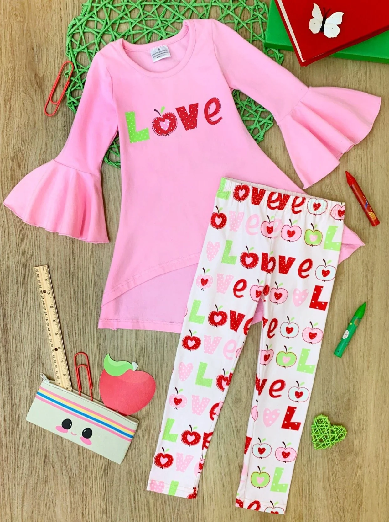 Love Learning Hi-Lo Tunic and Legging Set - Image 3