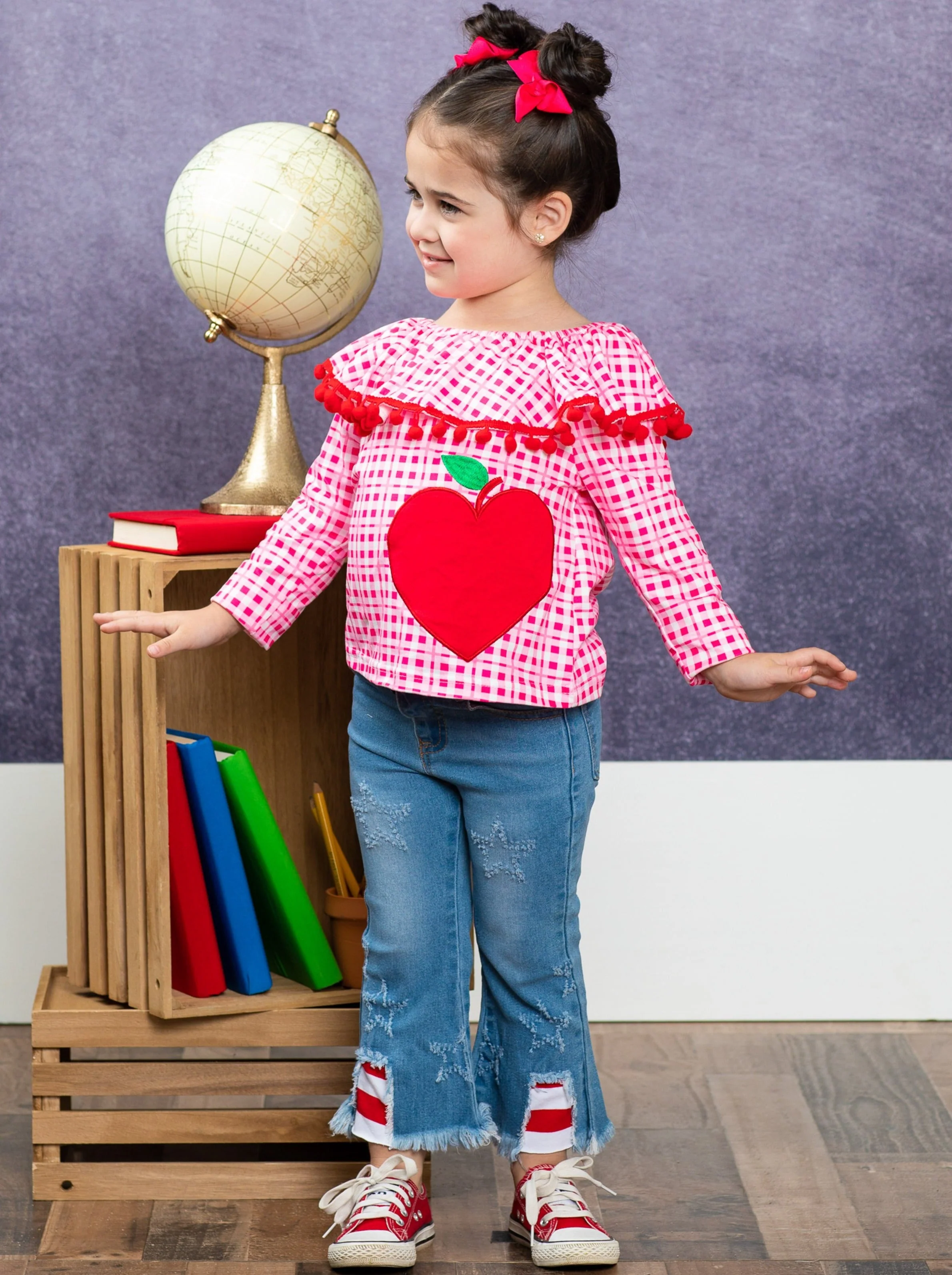 The Big Apple Patched Jeans Set - Image 4