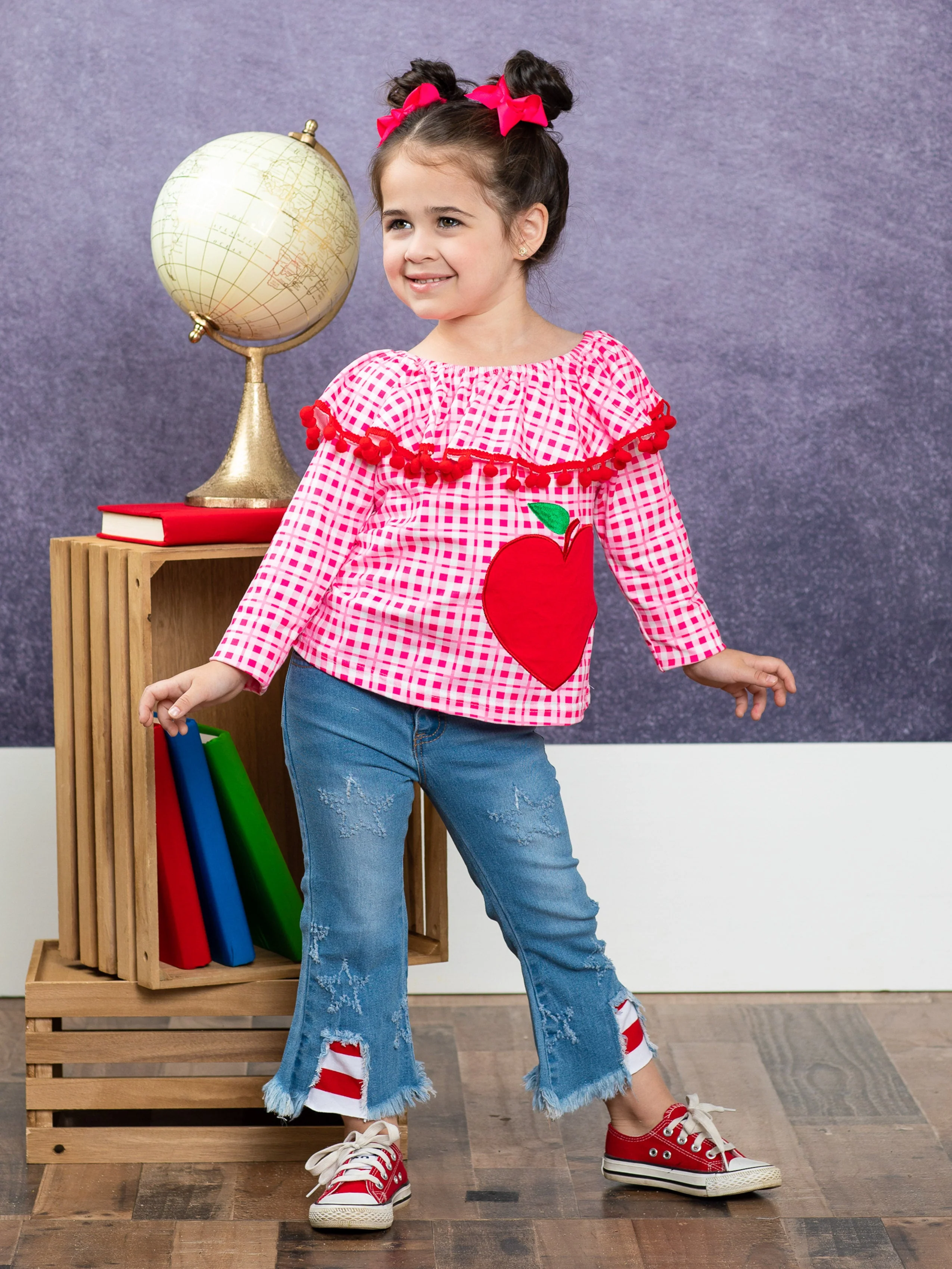 The Big Apple Patched Jeans Set - Image 5