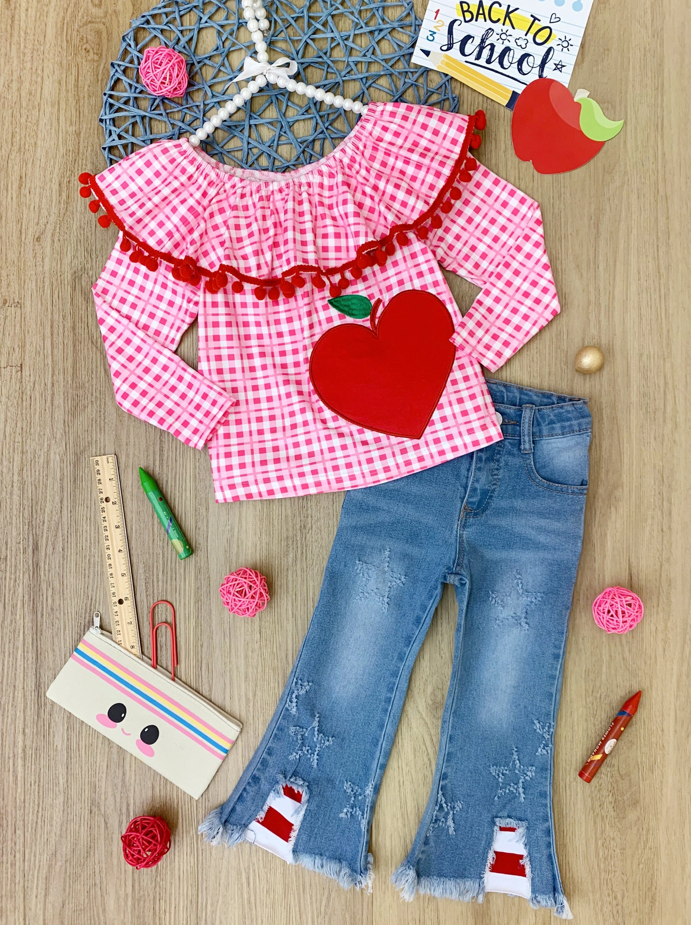 The Big Apple Patched Jeans Set - Image 6