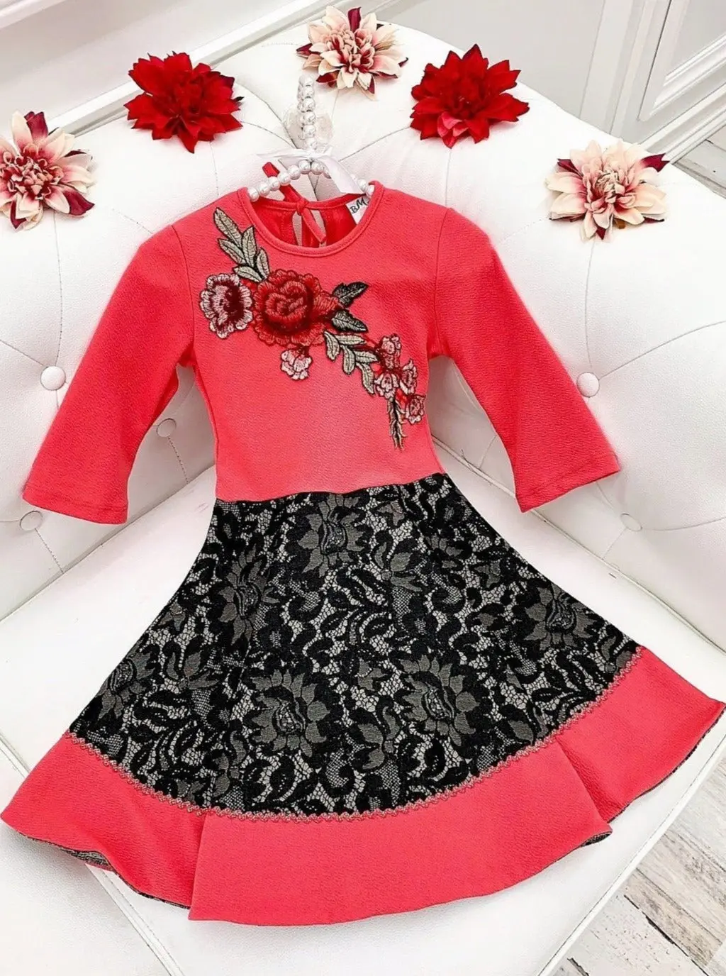 Take Me Shopping Floral Lace Dress - Image 2