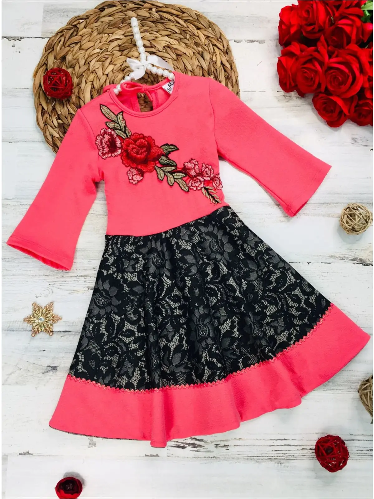 Take Me Shopping Floral Lace Dress - Image 5