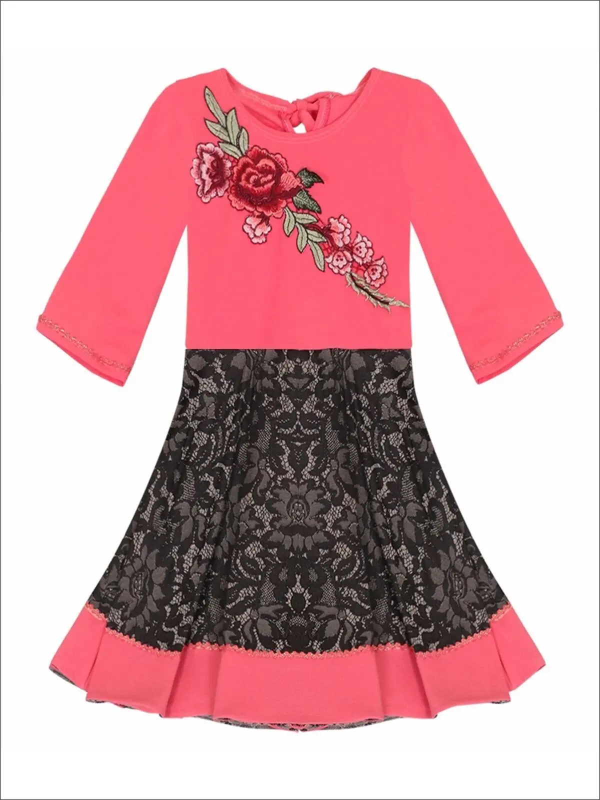 Take Me Shopping Floral Lace Dress - Image 6