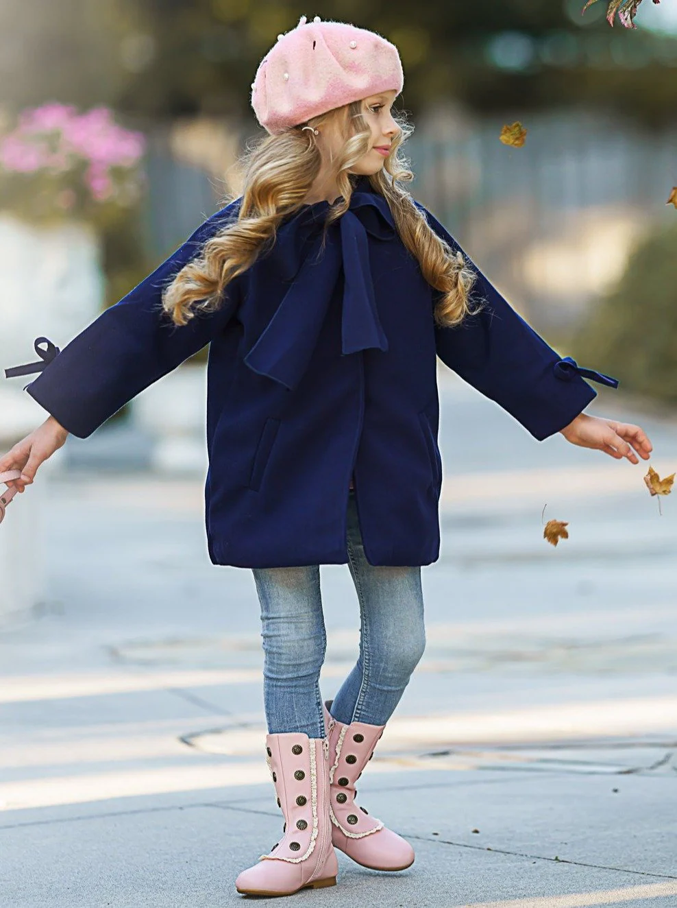 Military Style Lace Ruffle Trimmed Boots  By Liv and Mia - Image 2