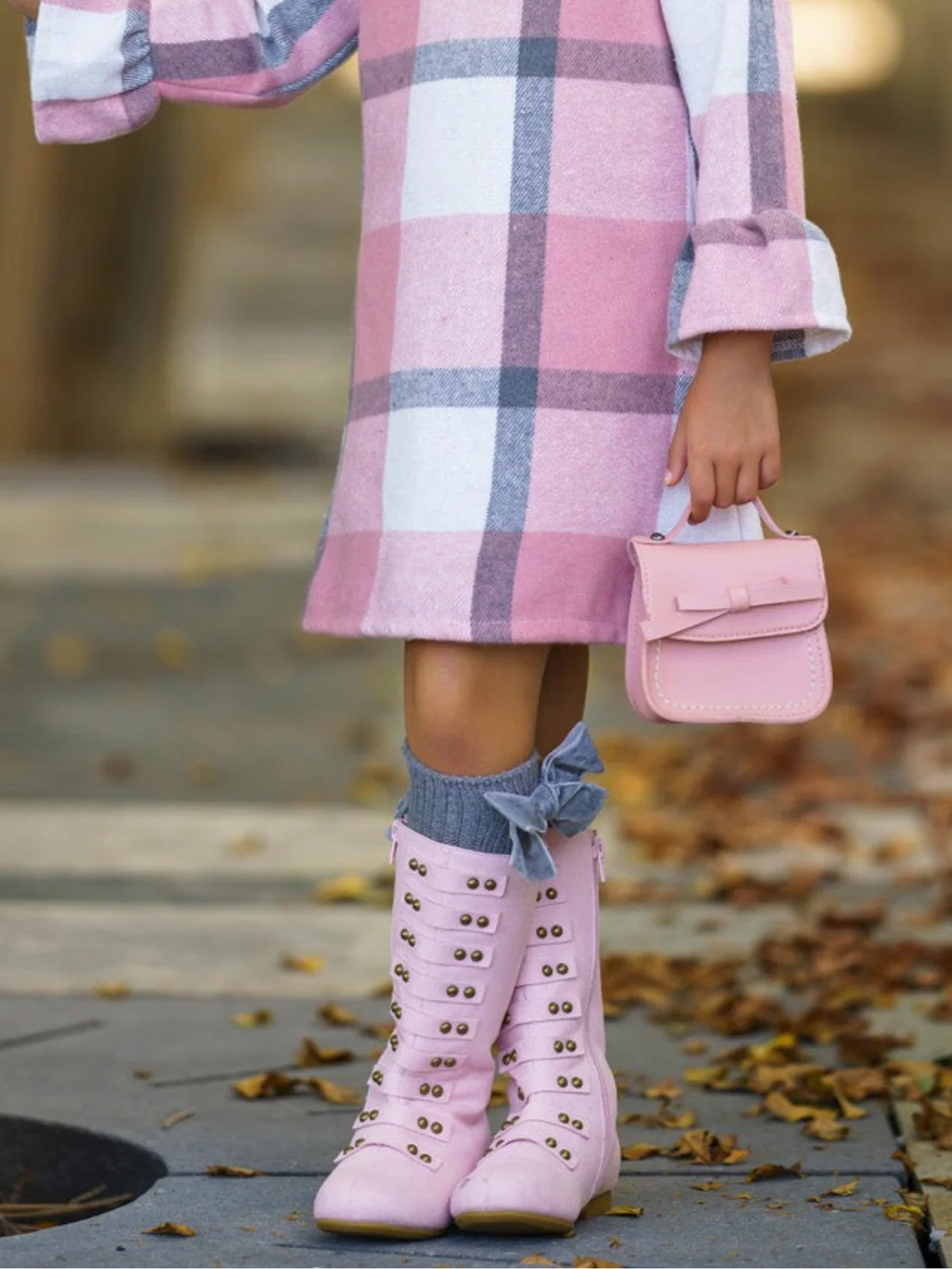 Military Style Studded Boots  By Liv and Mia - Image 2