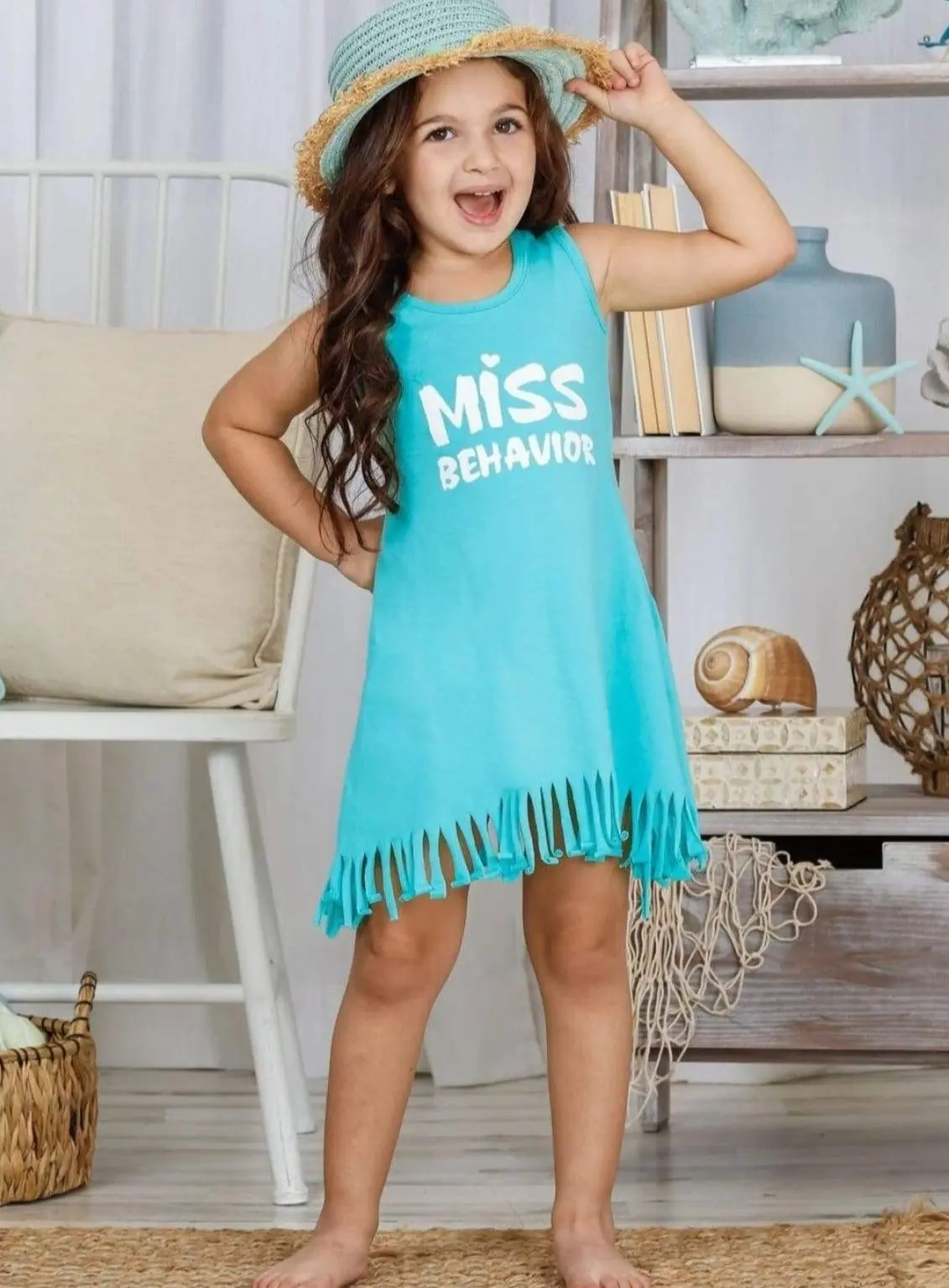 Miss Behavior Fringe Dress - Image 2