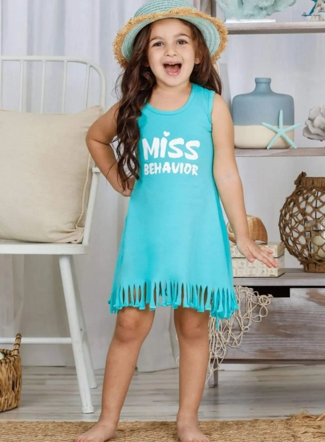 Miss Behavior Fringe Dress - Image 3