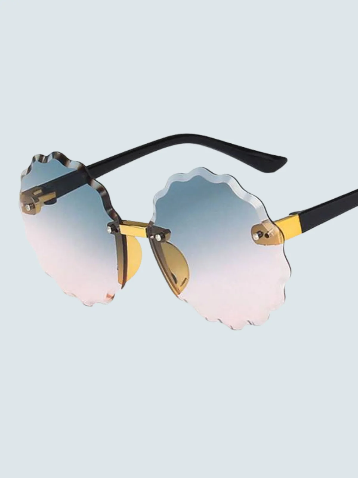 Girls Mirror Mirror Round Sunglasses - Image 2
