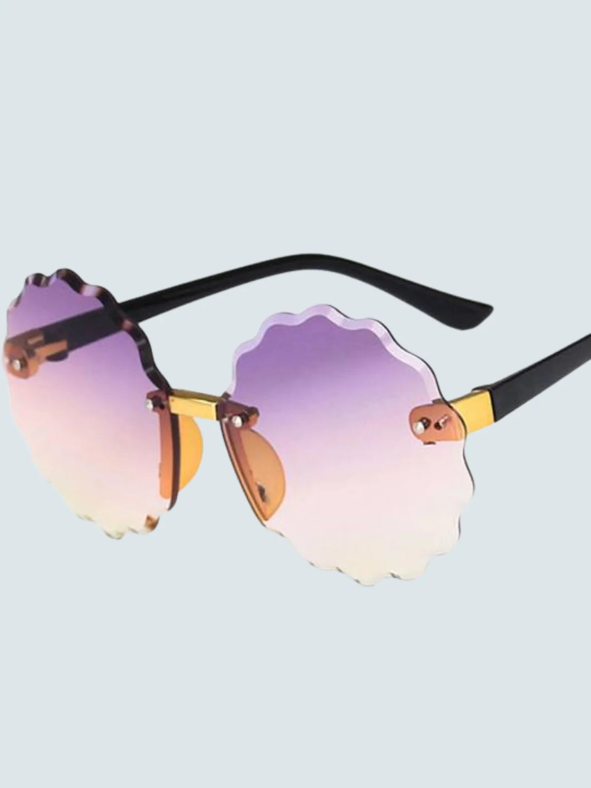 Girls Mirror Mirror Round Sunglasses - Image 3