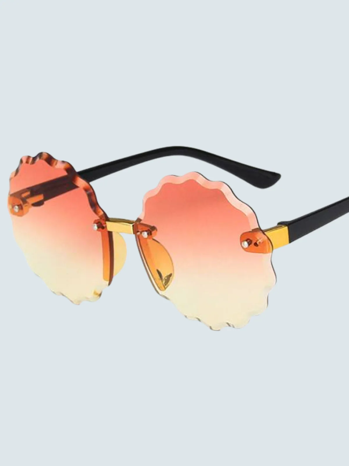 Girls Mirror Mirror Round Sunglasses - Image 4