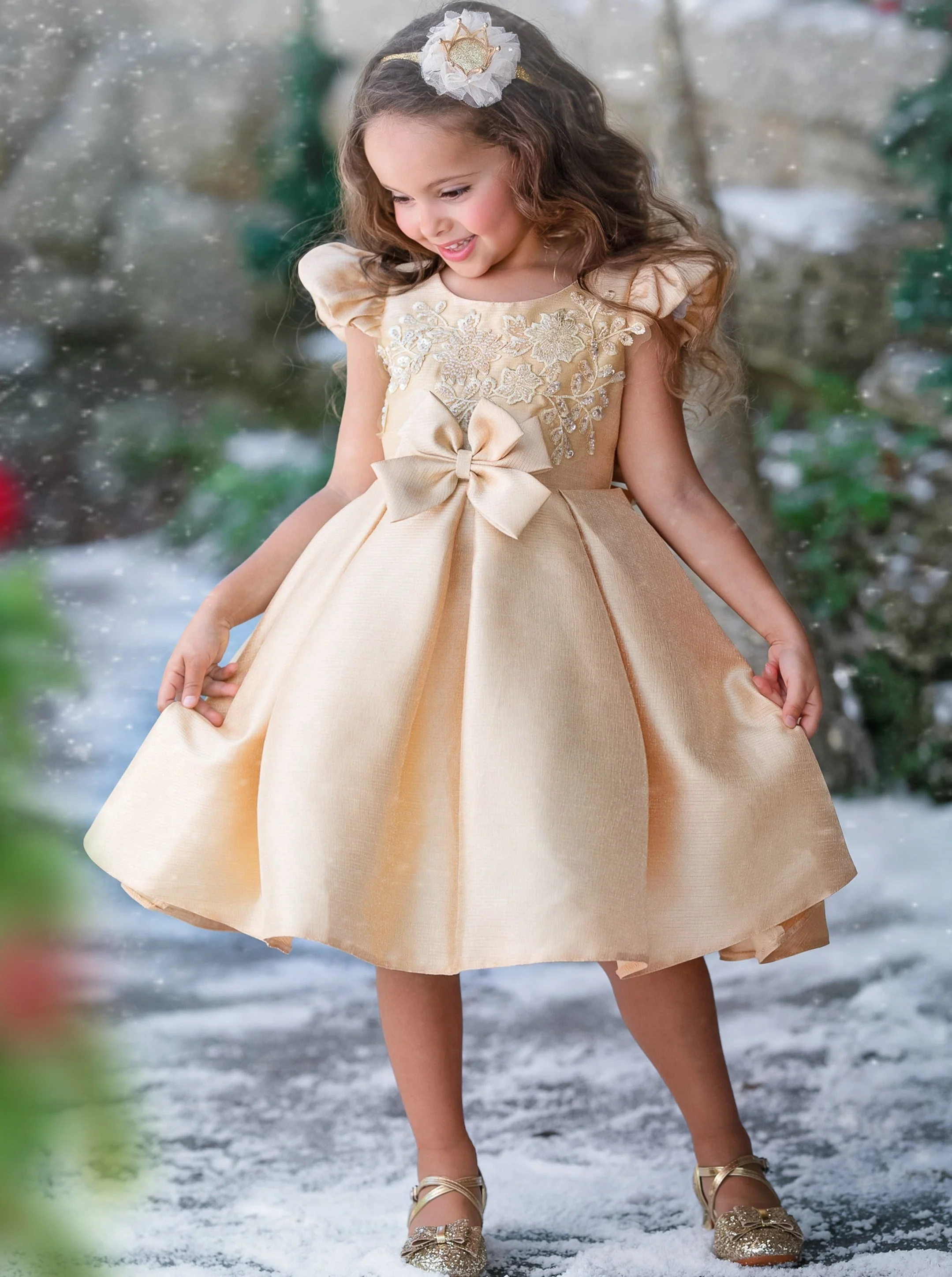 Precious Darling Embroidered Princess Dress - Image 6