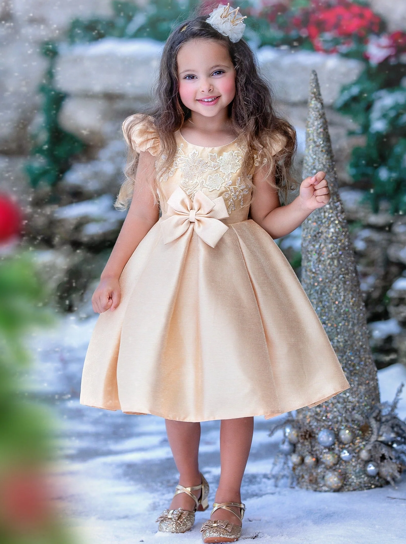 Precious Darling Embroidered Princess Dress - Image 7
