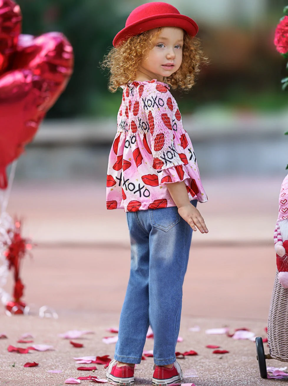 Smooches Sequin Patched Jeans Set - Image 5