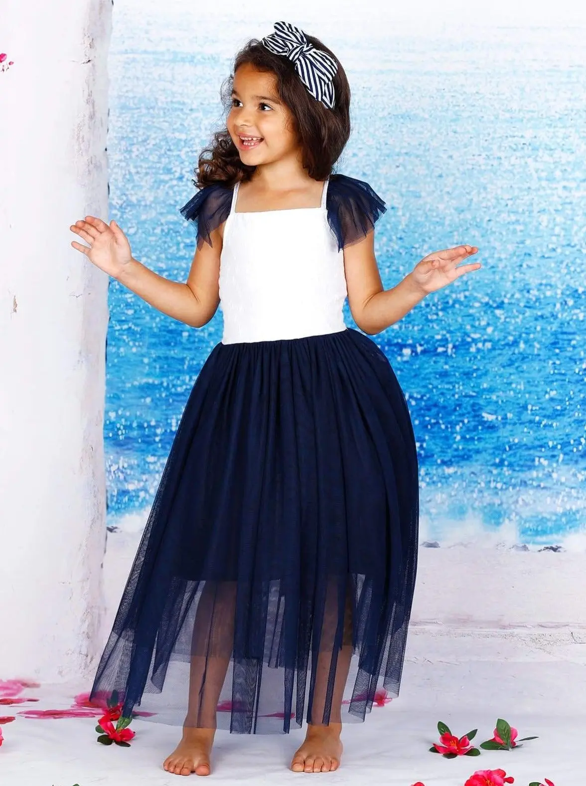 Pretty Perfect Textured Tutu Maxi Dress - Image 5