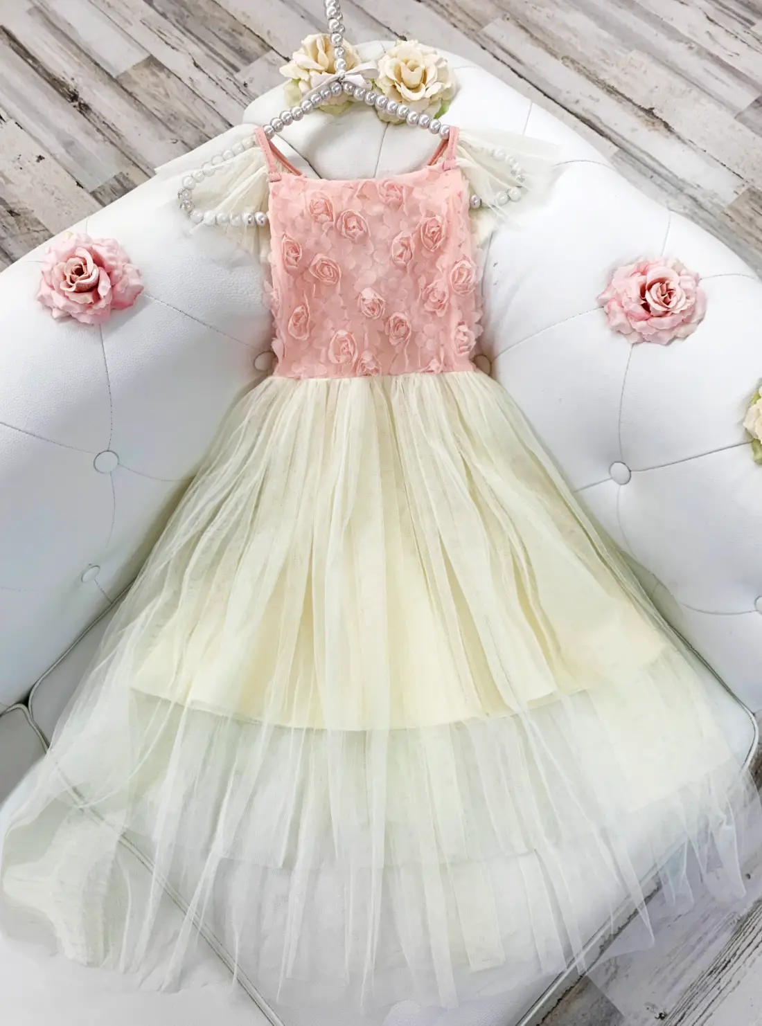 Pretty Perfect Textured Tutu Maxi Dress - Image 7