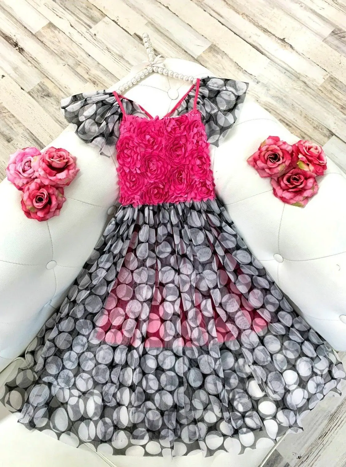 Pretty Perfect Textured Tutu Maxi Dress - Image 8