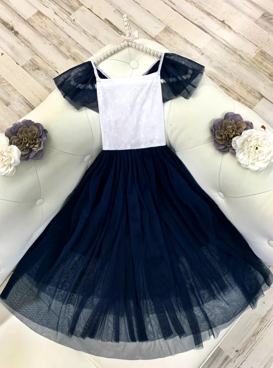 Pretty Perfect Textured Tutu Maxi Dress - Image 9