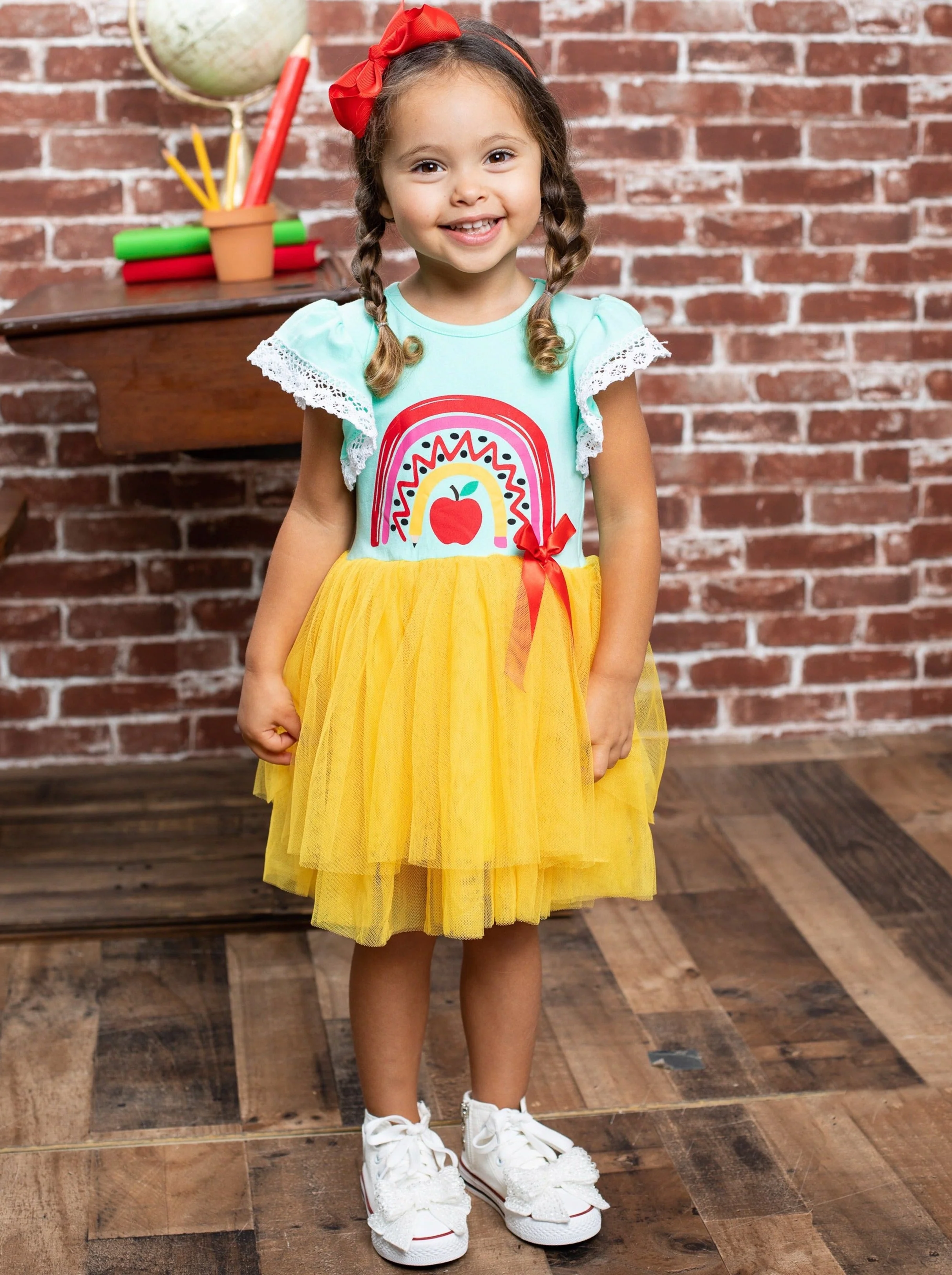 Learning Rainbow Tutu Dress - Image 2