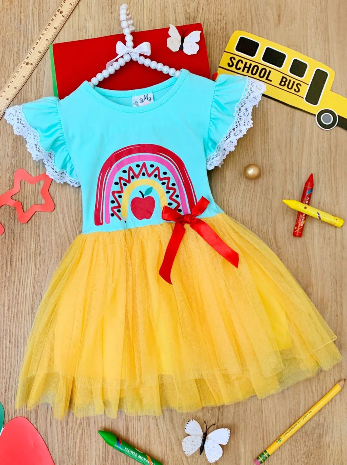 Learning Rainbow Tutu Dress - Image 3