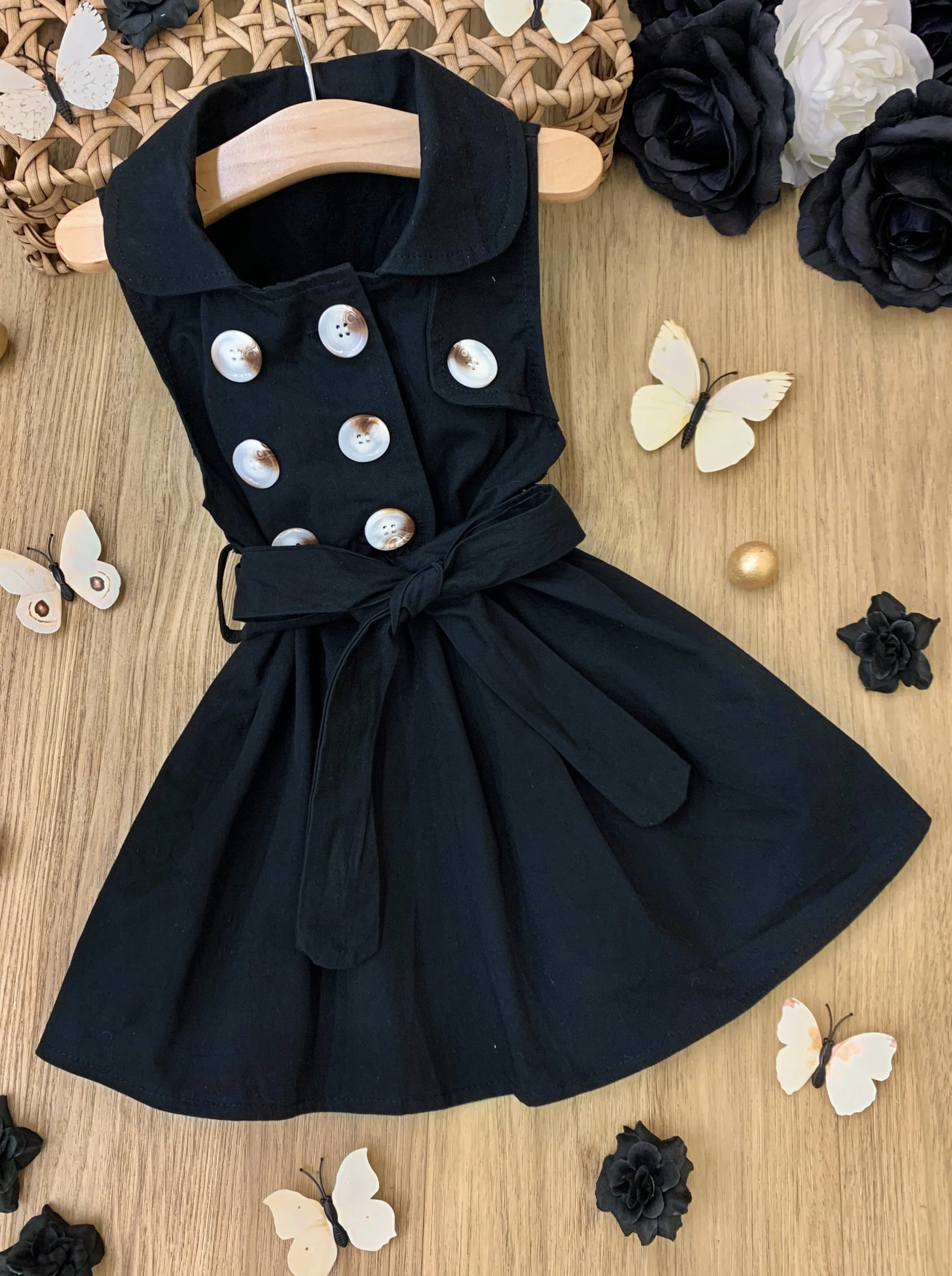 How Timeless Belted Trench Dress - Image 11