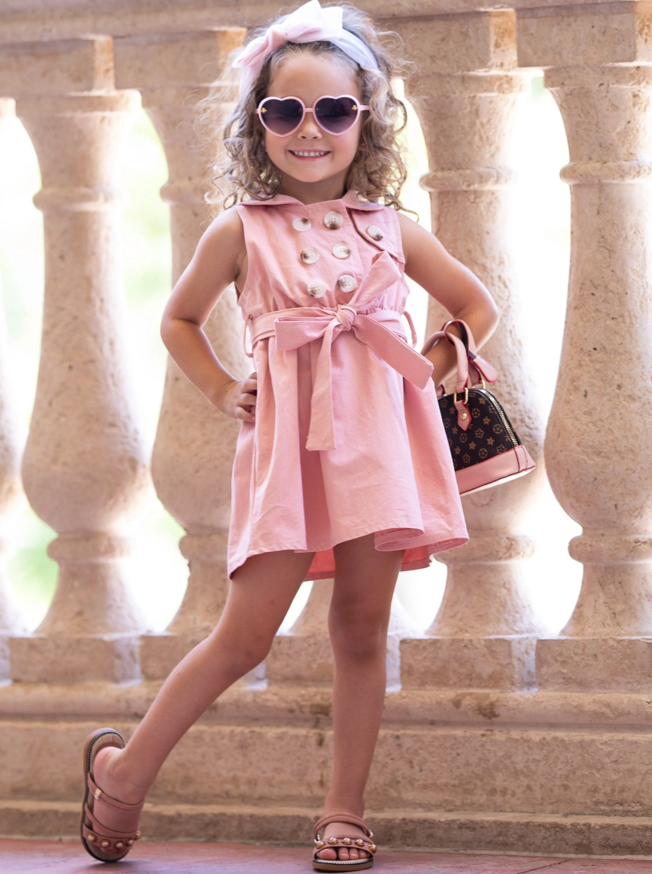 How Timeless Belted Trench Dress - Image 3