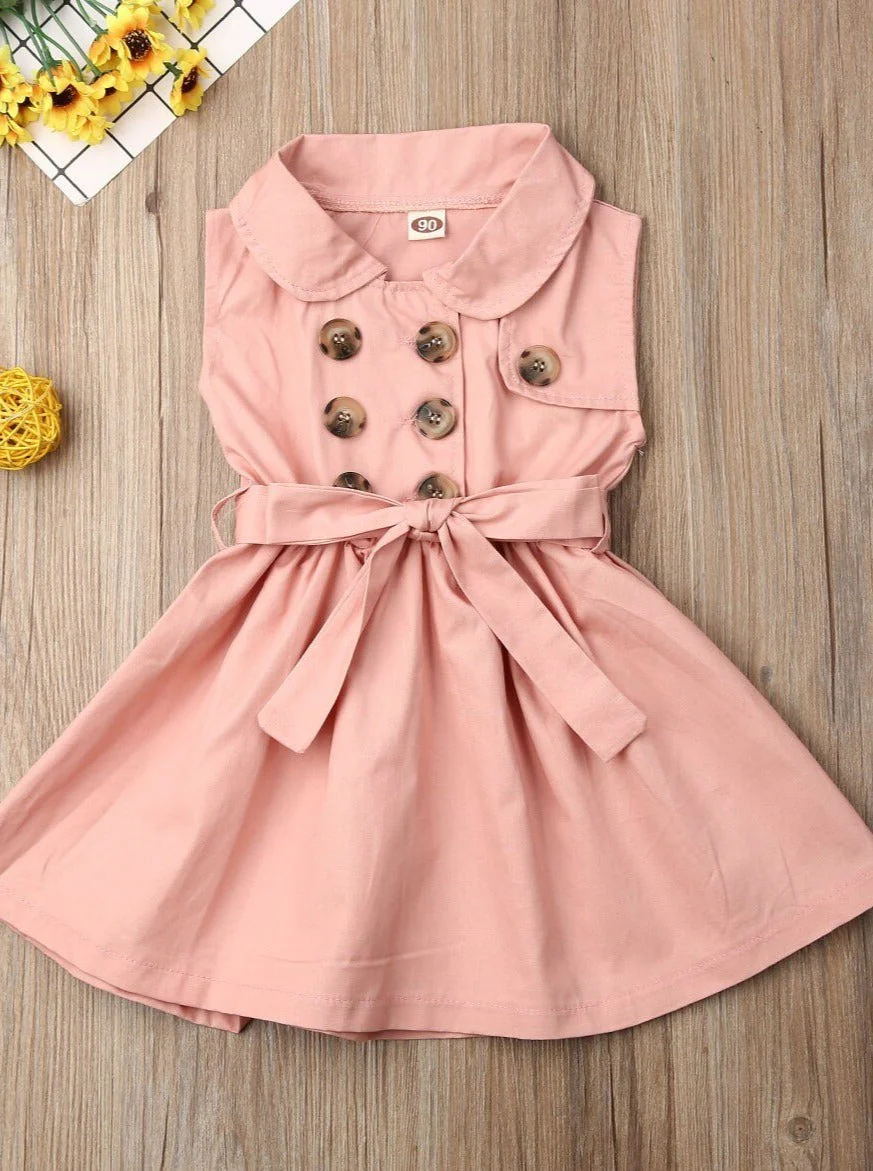 How Timeless Belted Trench Dress - Image 6