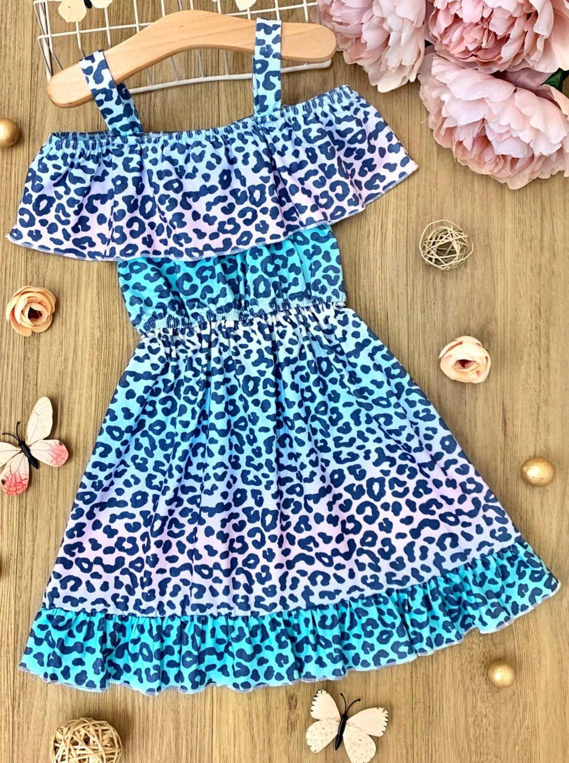 No Flaws Here Leopard Rainbow Sundress - Image 3