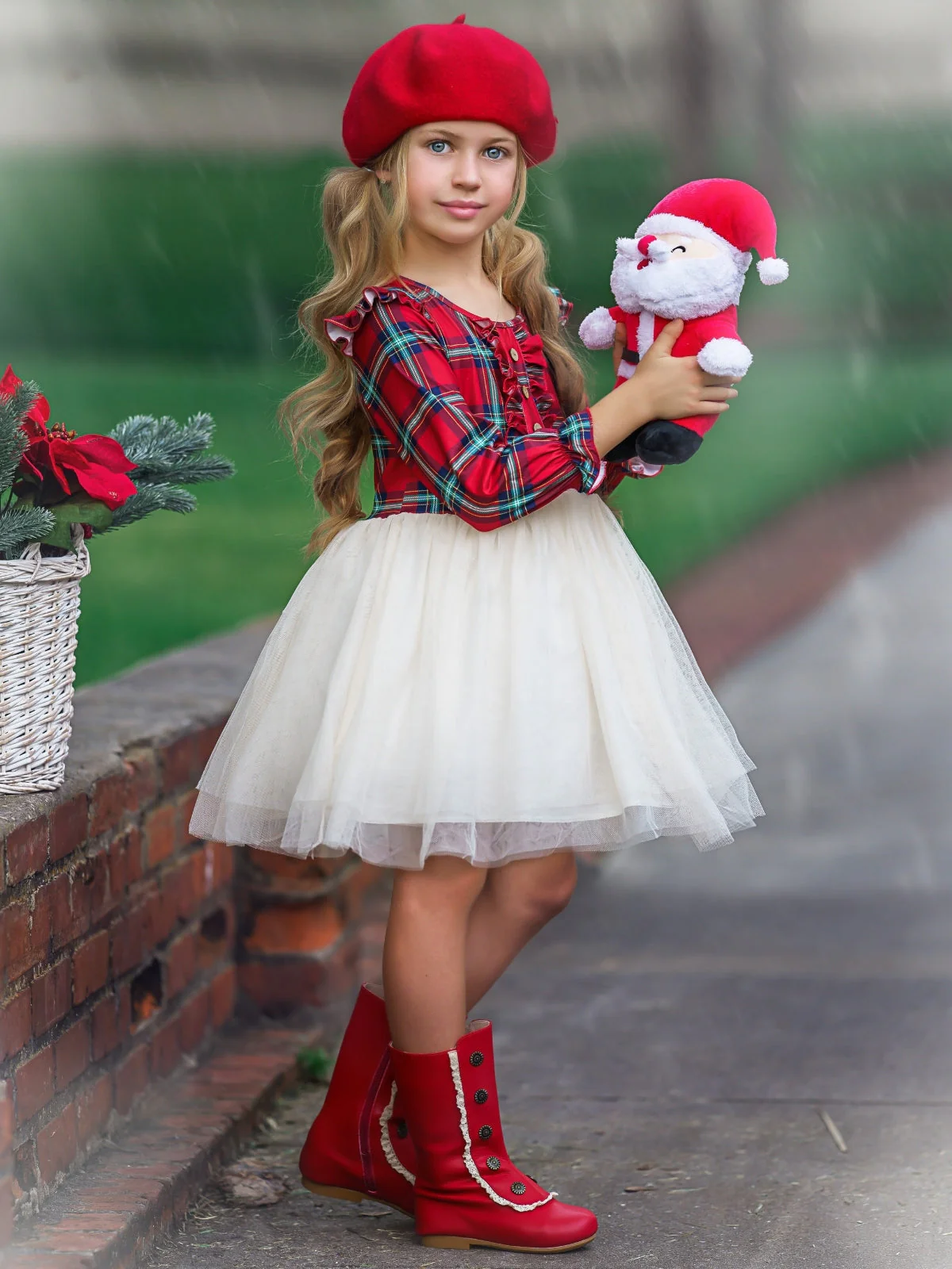 Scottish Tartan Plaid Tutu Dress - Image 4