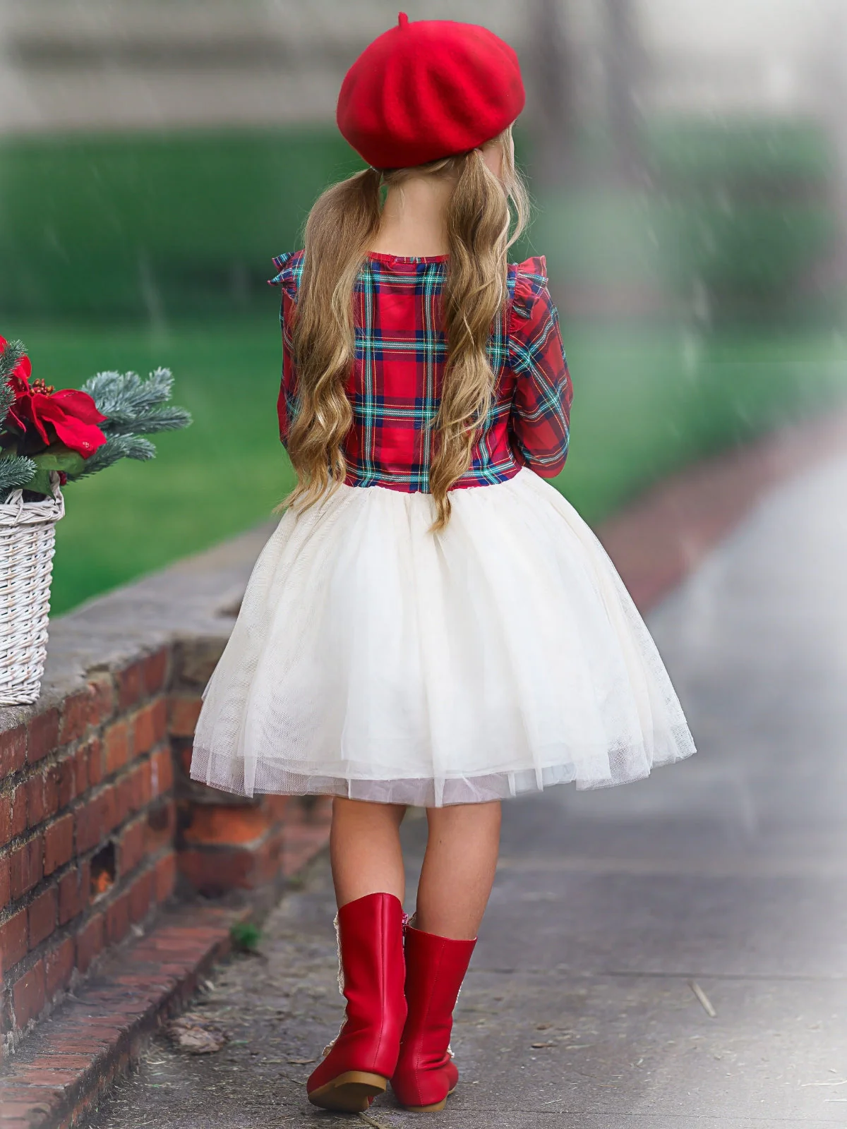 Scottish Tartan Plaid Tutu Dress - Image 5