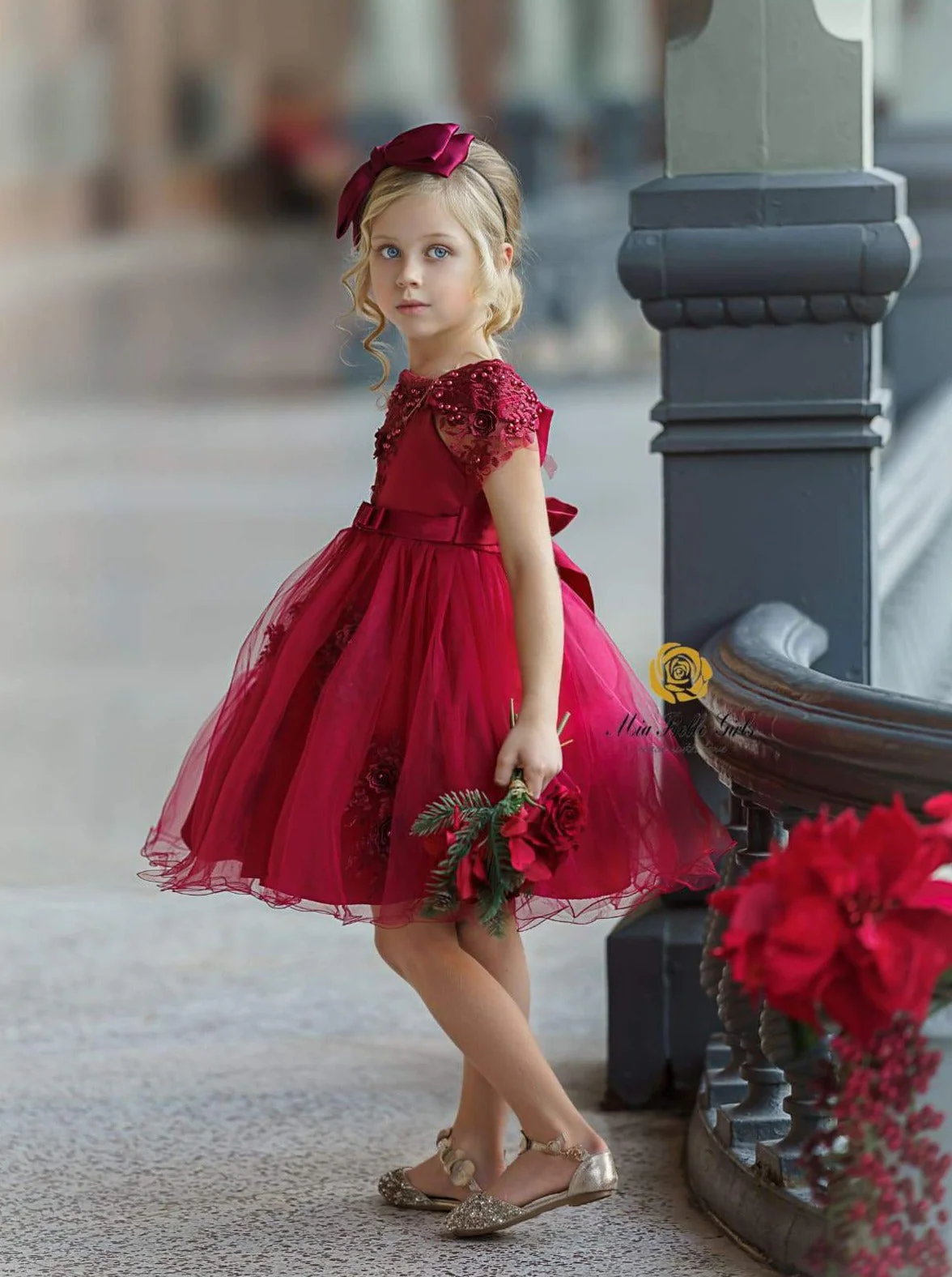 'Tis The Season Lace Applique Holiday Dress - Image 16