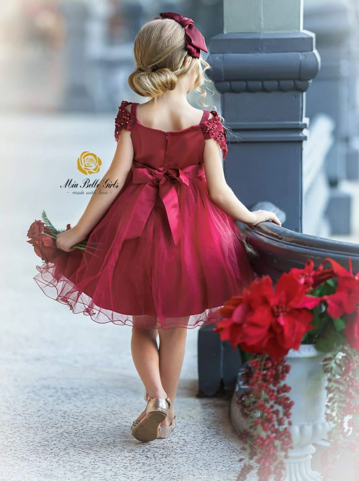 'Tis The Season Lace Applique Holiday Dress - Image 18