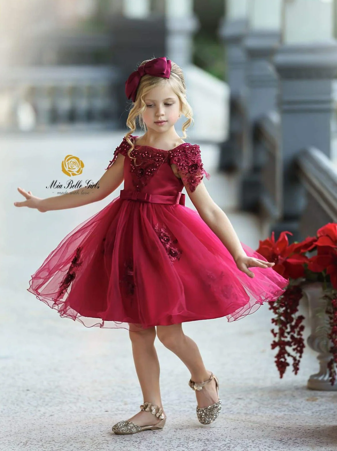 'Tis The Season Lace Applique Holiday Dress - Image 5