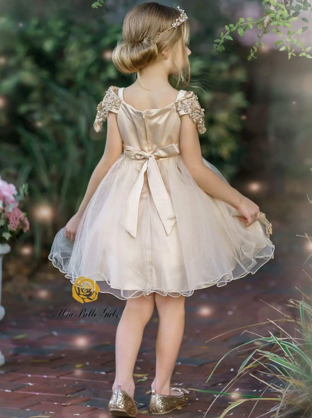 Champagne Dream Princess Dress - Image 4