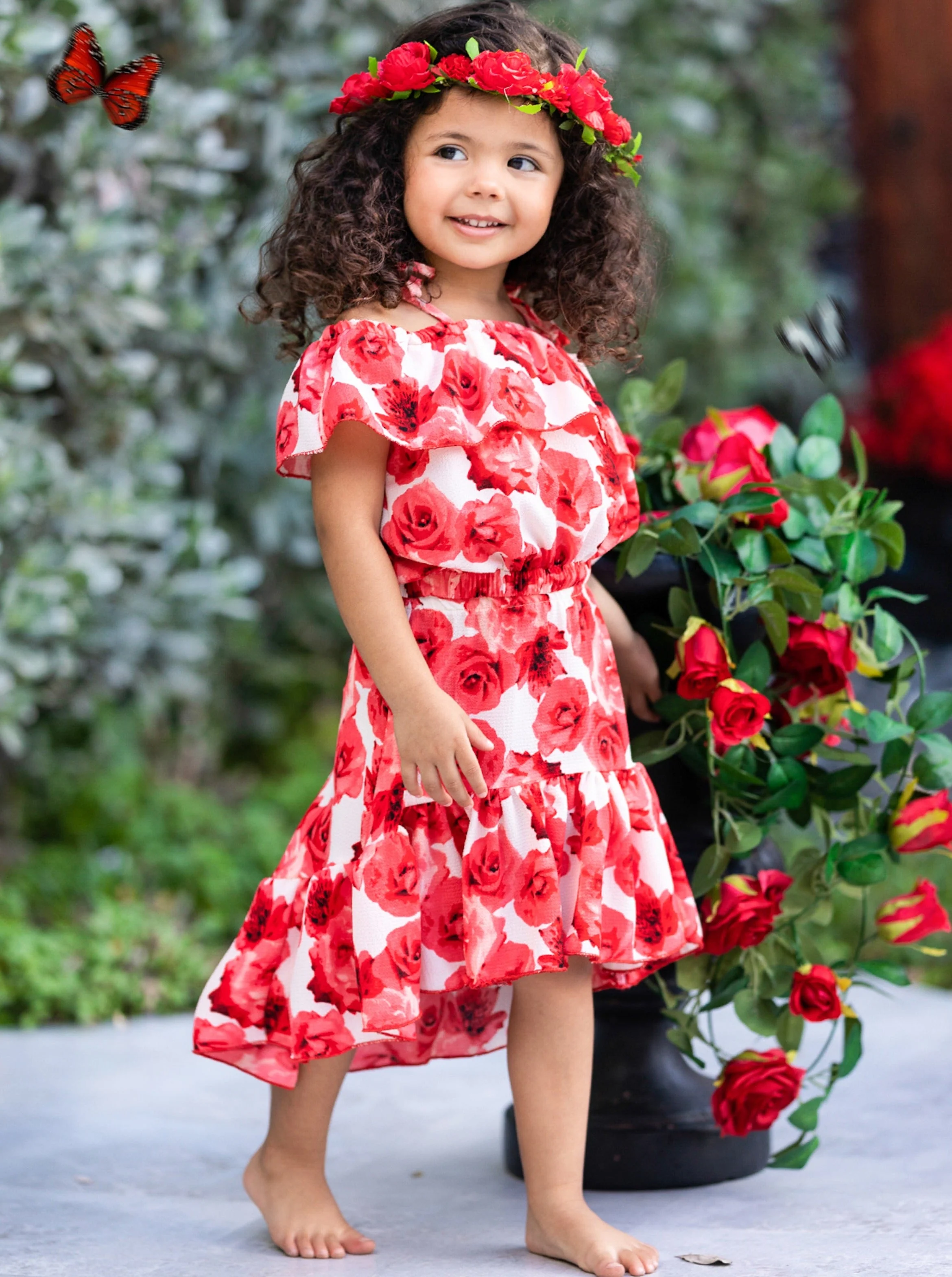 Ok Bloomer Ruffle Hi-Lo Skirt Set - Image 2