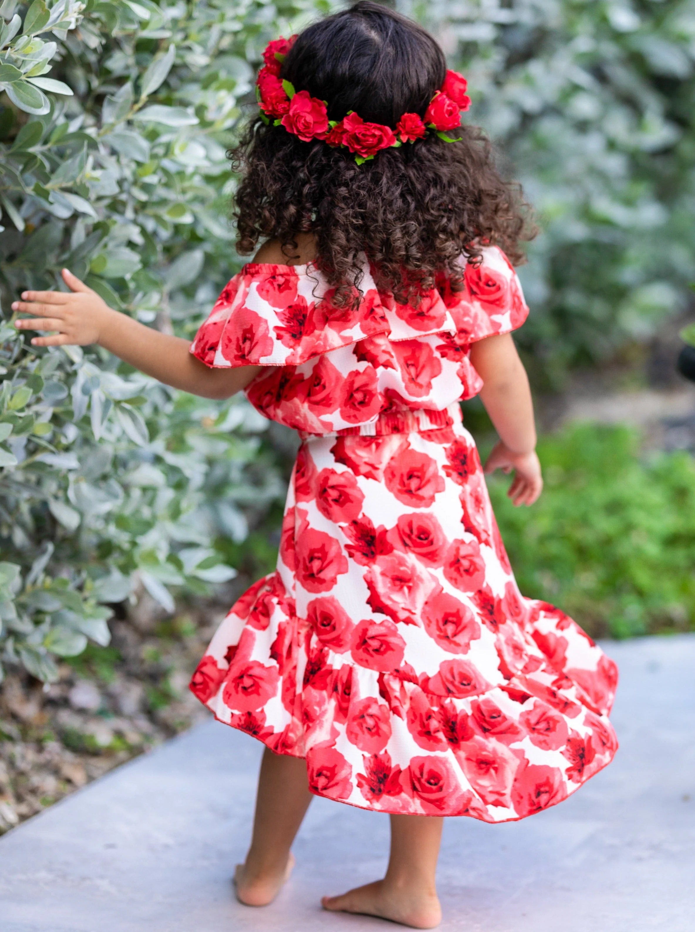 Ok Bloomer Ruffle Hi-Lo Skirt Set - Image 4