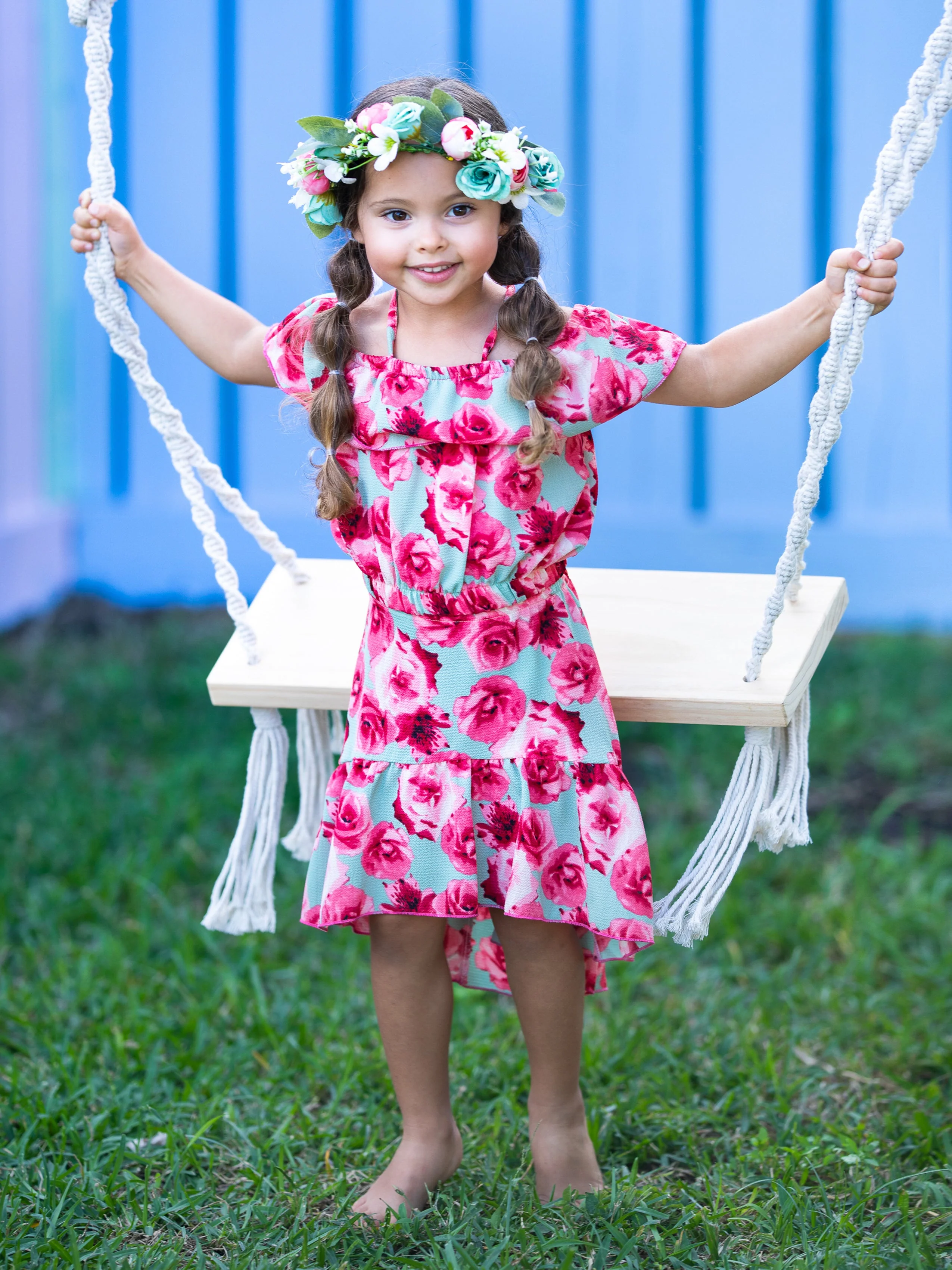Ok Bloomer Ruffle Hi-Lo Skirt Set - Image 7