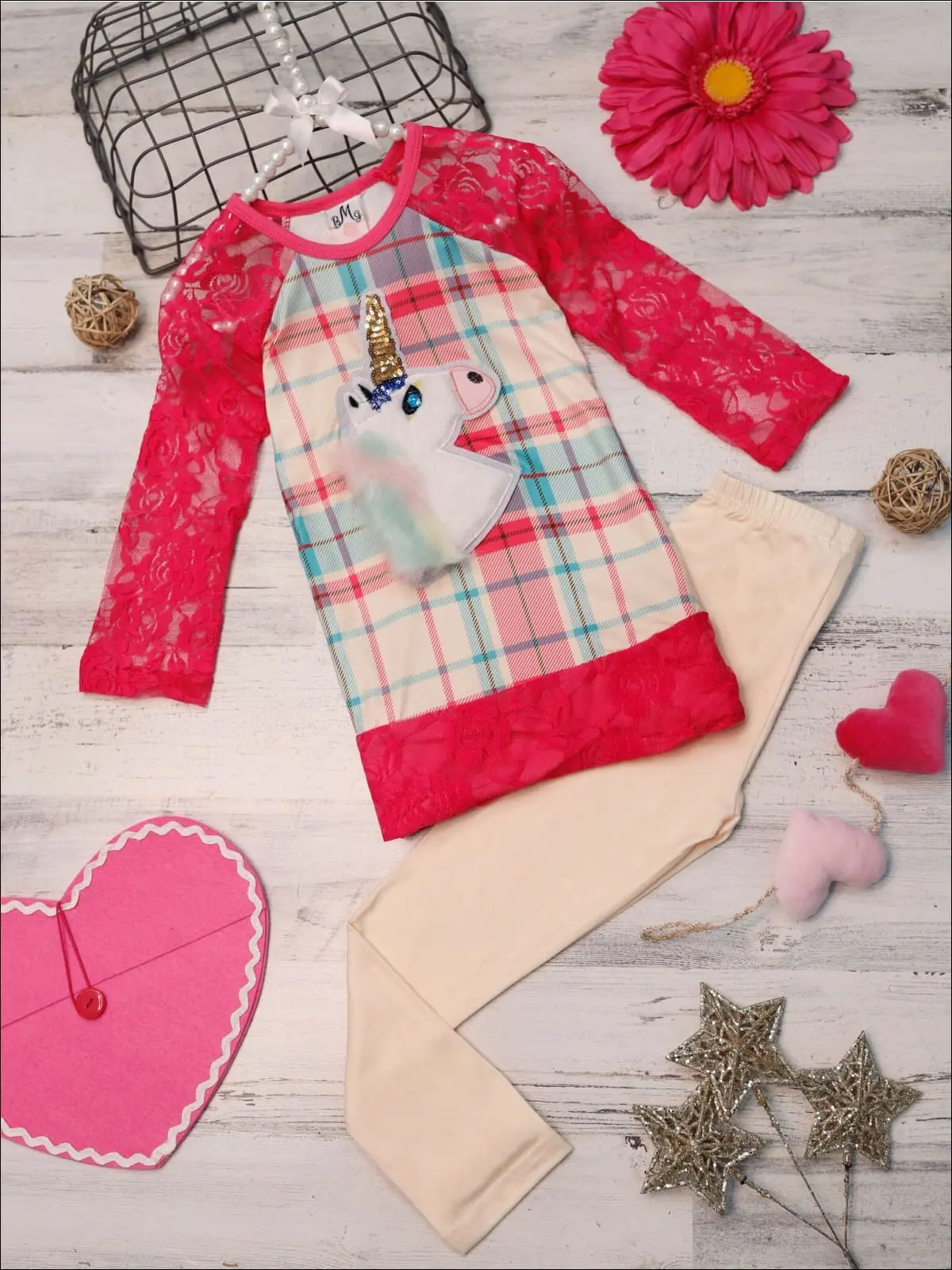 Girls  Classic Beauty Tunic and Legging Set - Image 3