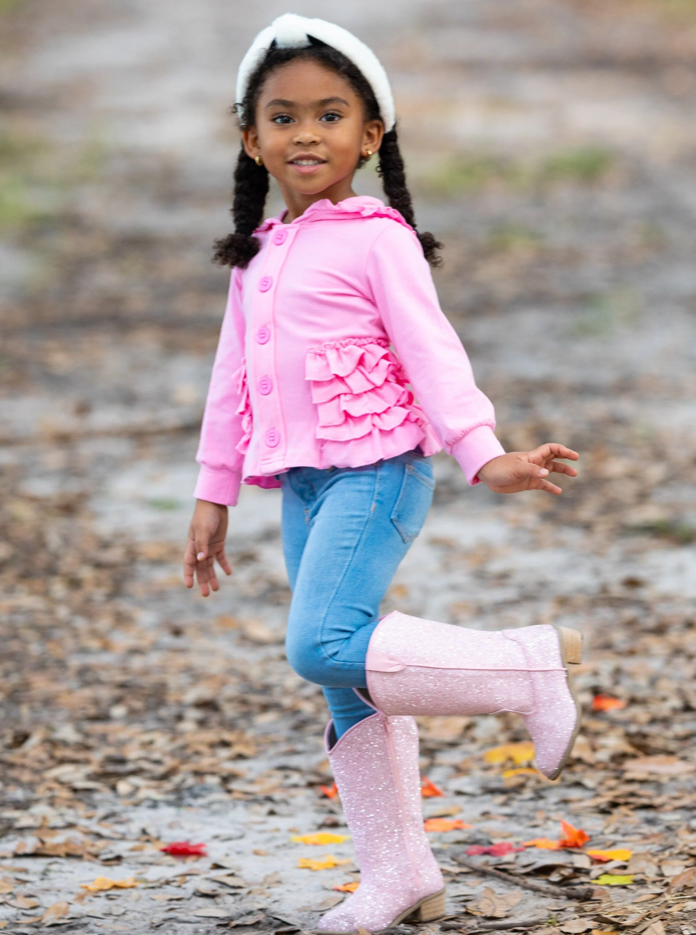 Pink Passion Hoodie Cardigan - Image 2