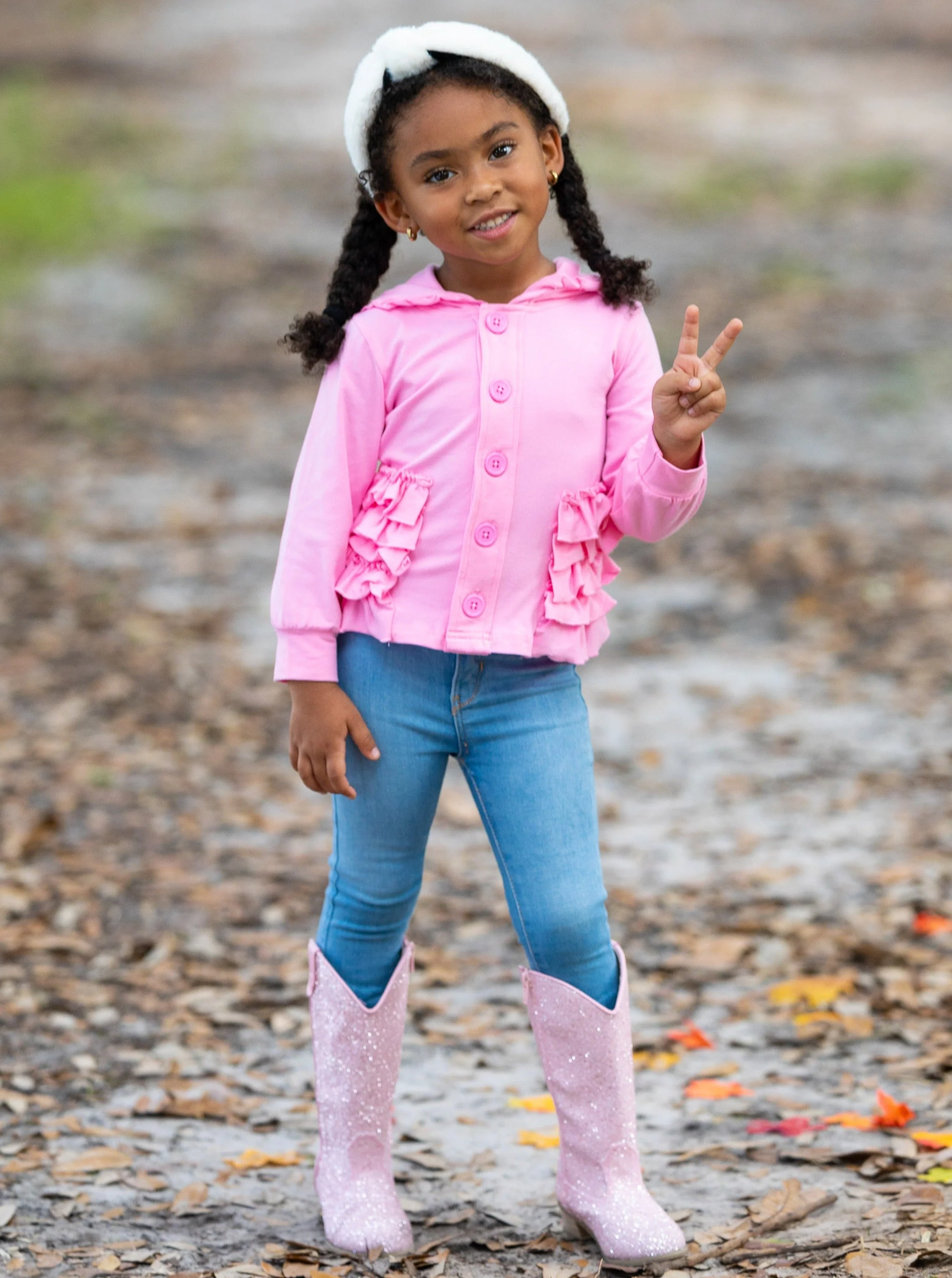 Pink Passion Hoodie Cardigan - Image 5