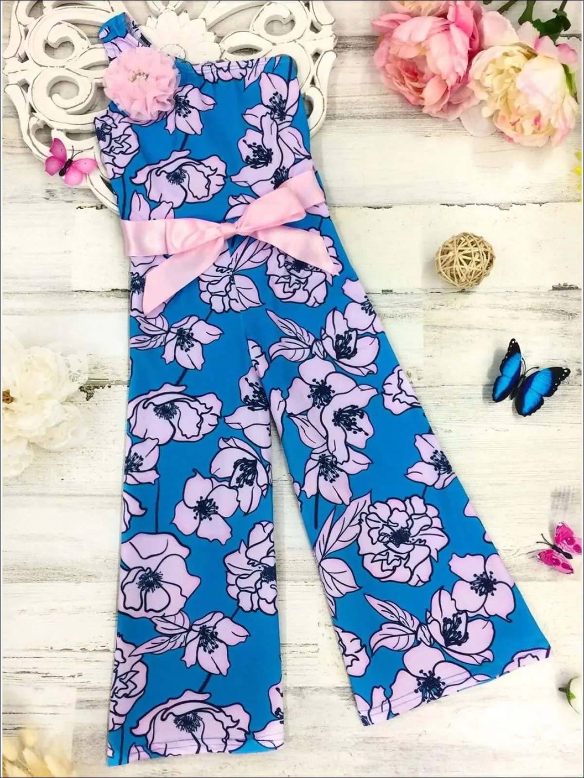 Fancy Day Out One Shoulder Palazzo Jumpsuit - Image 2