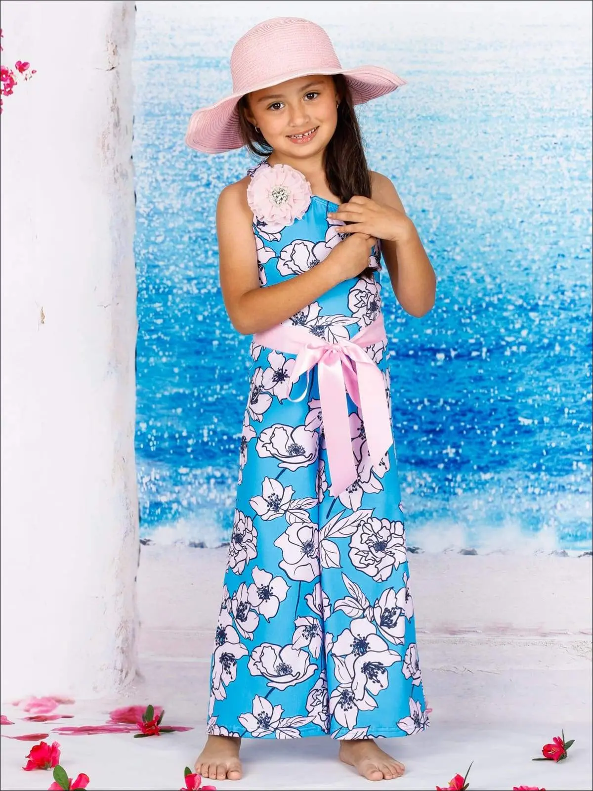 Fancy Day Out One Shoulder Palazzo Jumpsuit - Image 3