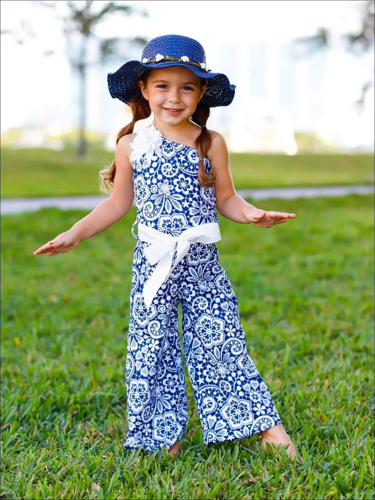 Fancy Day Out One Shoulder Palazzo Jumpsuit - Image 4
