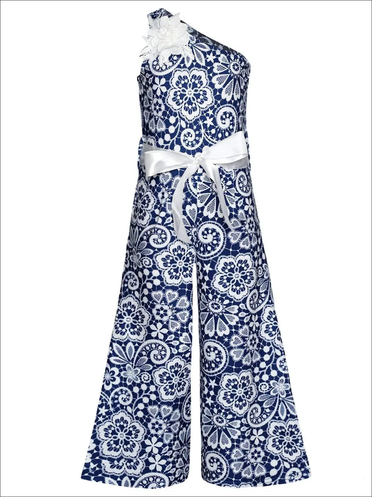 Fancy Day Out One Shoulder Palazzo Jumpsuit - Image 5