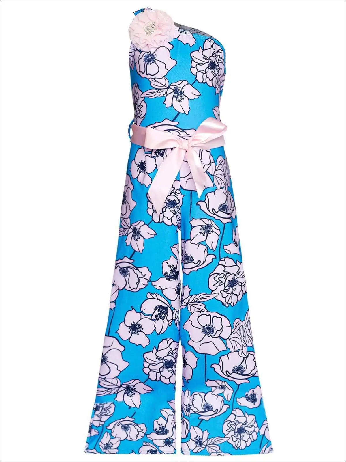 Fancy Day Out One Shoulder Palazzo Jumpsuit - Image 6