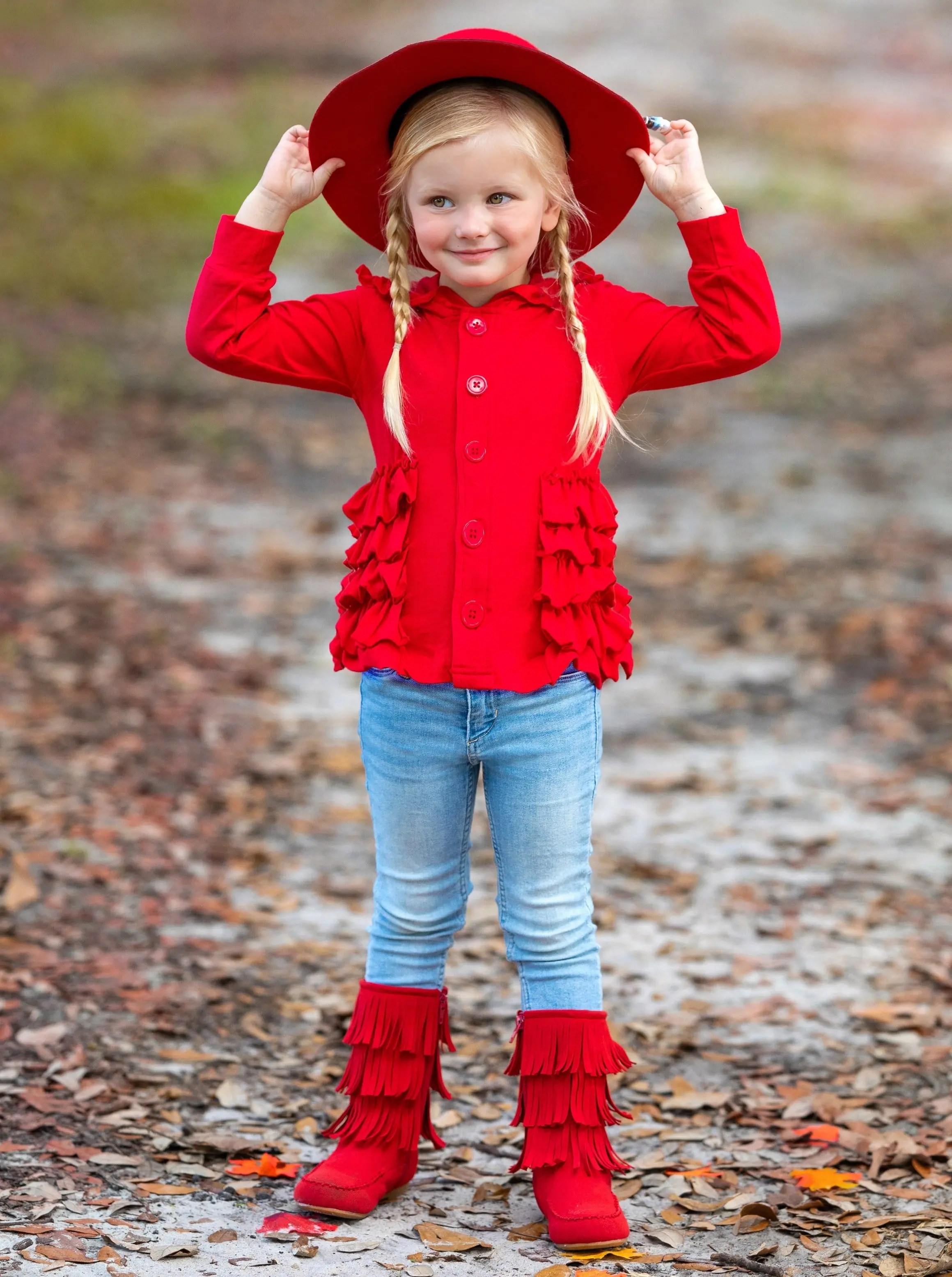 Ruby Passion Hoodie Cardigan - Image 2