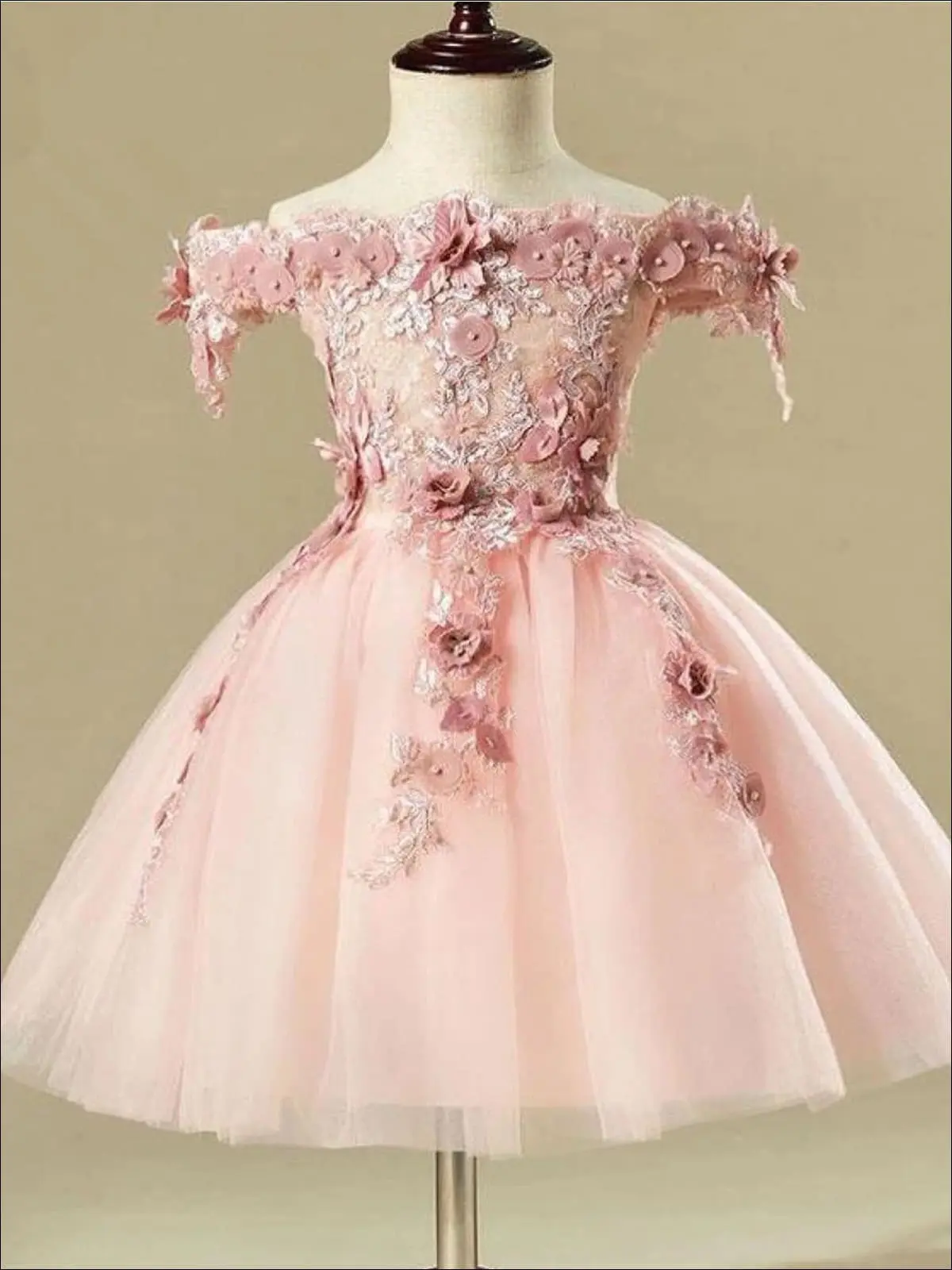 Sunkissed Rose Special Occasion Party Dress - Image 3